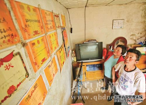 女兒就要參加中考，夫妻倆心里緊張，但看著滿墻獎(jiǎng)狀充滿了信心。